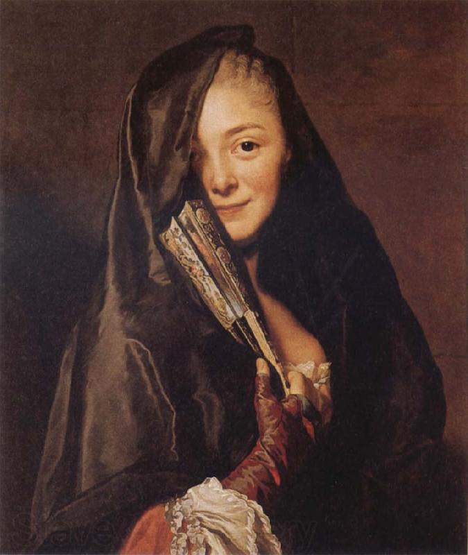 Alexander Roslin Woman with a Veil:Marie Suzanne Roslin France oil painting art
